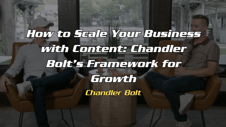 chandler bolt beyond a million blog